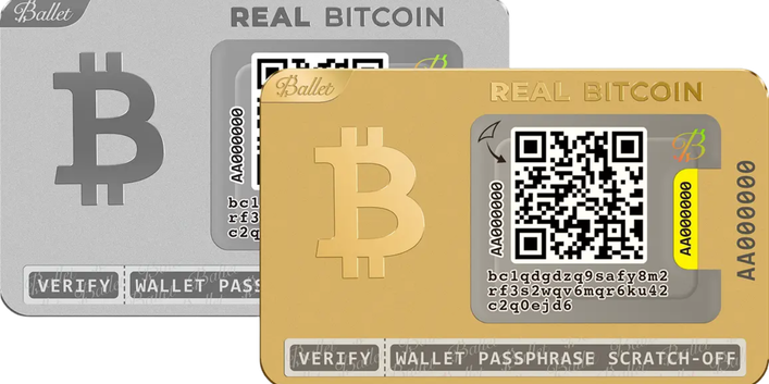 Ballet Real Bitcoin Cards